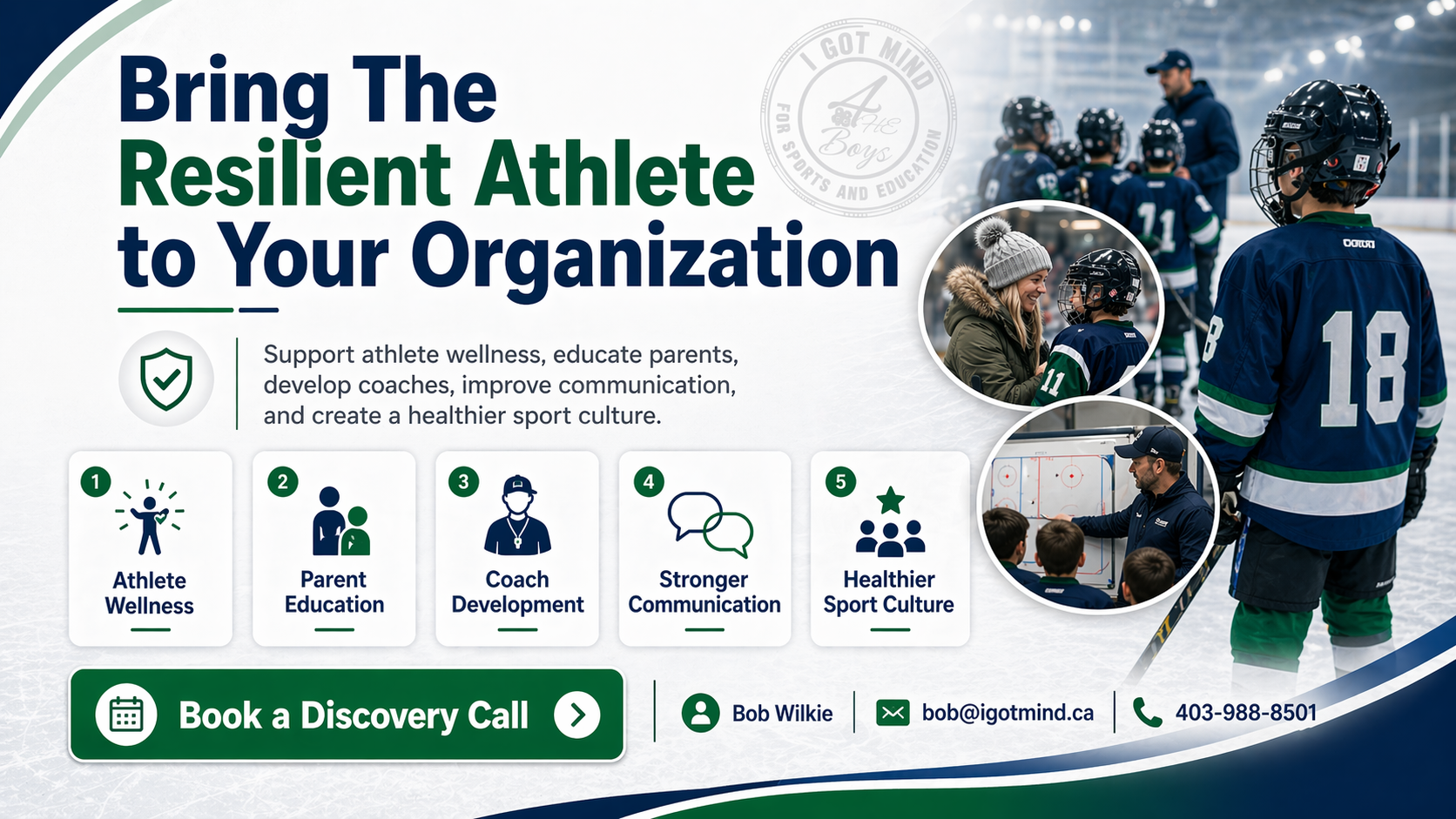 Bring The Resilient Athlete to your organization