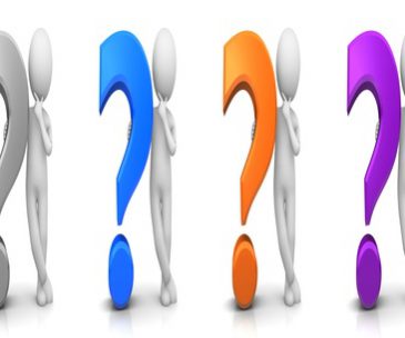 question mark 3d silver blue orange purple with white standing thinking asking stick figure man person character isolated on white