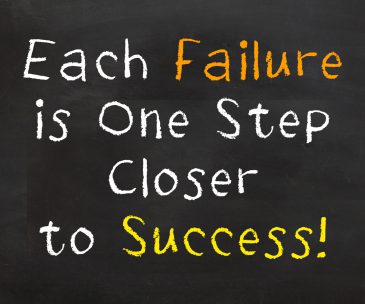 Each Failure is One Step Closer